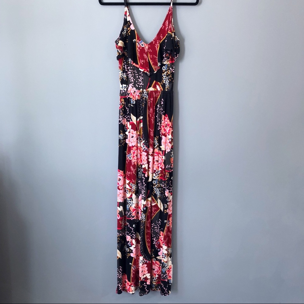 Express floral maxi dress